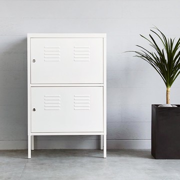 marketB 立式置物櫃 600950  霧面白色  4層