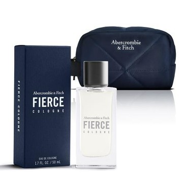 【ABERCROMBIE & FITCH】A&F天生無畏男性古龍水50ml(贈盥洗包)