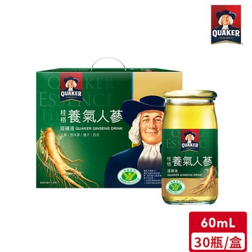 桂格 養氣人蔘(60mL/瓶)*30入【不可超取】｜官方直營