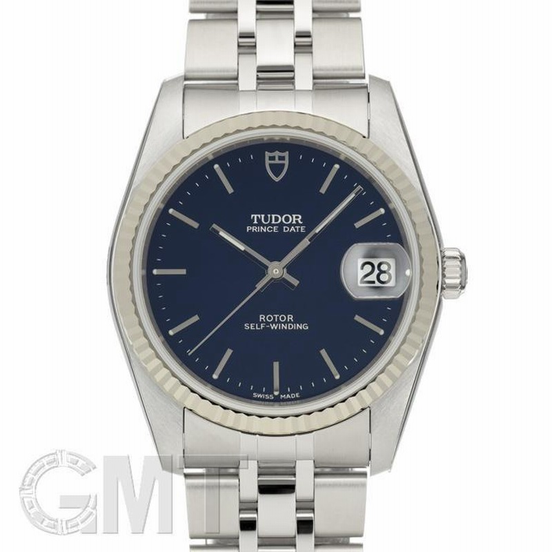 チュードル プリンスデイト 74034 ブルー TUDOR 新品 メンズ 腕時計 
