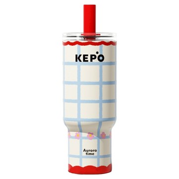 KEPO 靈感吸管杯 316L不銹鋼 KC013  1個  700ml  赫拉的花園