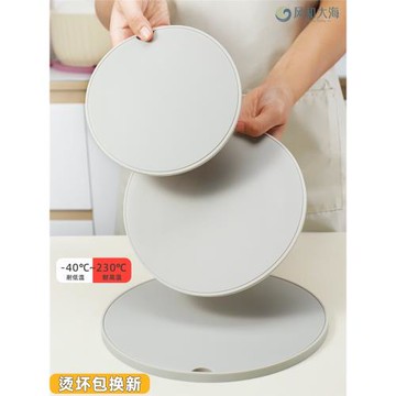 圓形簡約加厚鍋墊家用廚房碗盤菜墊子餐桌防燙墊耐高溫砂鍋墊杯墊