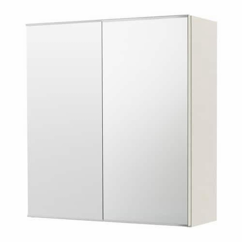 新品 IKEA/イケア/LILLANGEN ハイキャビネット ミラー扉付き