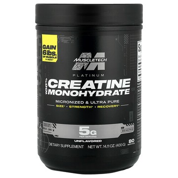 MuscleTech, 白金全一水肌酸，原味，14.11 盎司（400 克）