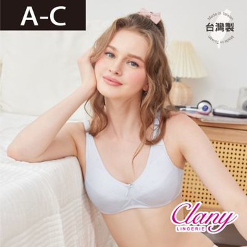 【台灣製】少女成長型無鋼圈小貓咪內衣 ABC罩杯｜涼感排汗透氣無痕｜學生內衣｜8039 天使灰 【可蘭霓Clany】