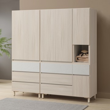 【Homelike】喜家居6.4x7尺大衣櫃(2347)