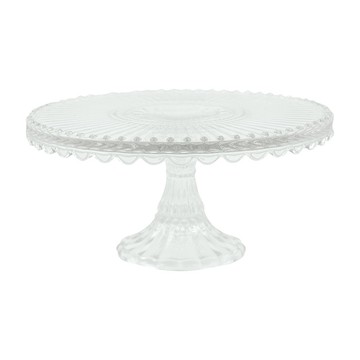 【新品】丹麥Greengate Alice clear 玻璃蛋糕架 M