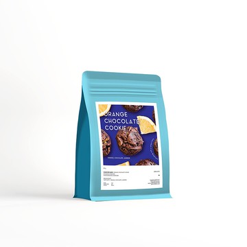 圖表 |招牌混合咖啡豆 - 水果精品套裝 - 橙色巧克力餅乾 250 克。