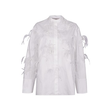 【SALE】SHIATZY CHEN 夏姿˙陳-蜃縷系列質感羽飾襯衫