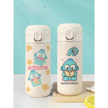 人魚漢頓小丑魚保溫杯316不銹鋼水壺兒童學生卡通可愛水杯半魚人