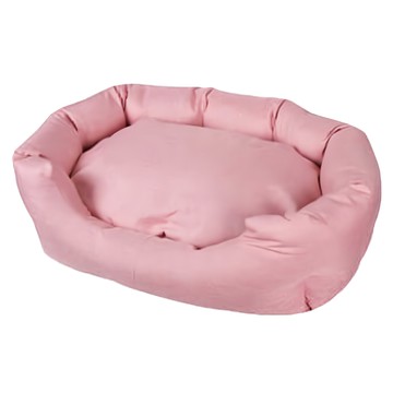 Dogfeet 聯名亞麻系舒眠床 粉色 L75 x 50 x 26cm  1入