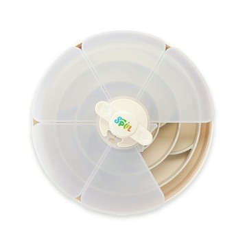 【SofyDOG】PetDreamHouse 旋轉益智慢食碗-組合-渦輪風扇-灰 (寵物碗 藏食碗 嗅聞碗)