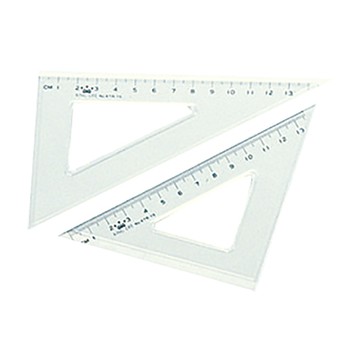徠福LIFE塑膠三角板/KTR-15/15cm