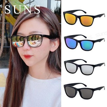 【SUNS】抗UV太陽眼鏡 時尚百搭方框墨鏡 共四色 顯小臉經典款 S609 台灣製 檢驗合格