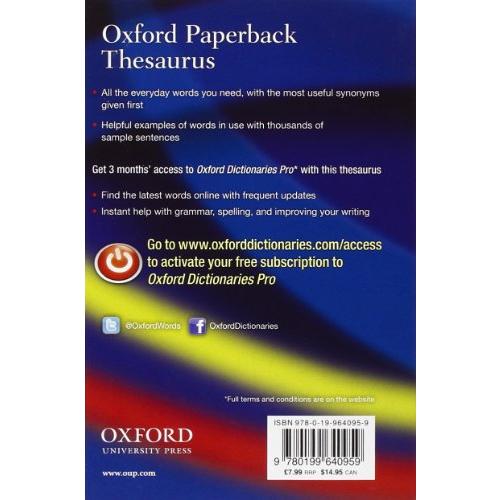 Oxford Paperback Thesaurus