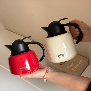 泰碩新款南瓜保溫壺304不銹鋼燜茶壺茶水分離保溫獨享咖啡壺家用