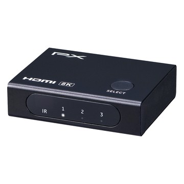 PX HD2-316X 3進1 HDMI 2.1版8K@60電競切換分配器(台灣製造/電腦/PS5/電視)