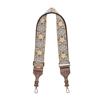 【造型背帶】可調式肩背帶 - 西域公主（深棕）