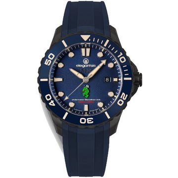 elegantsis 傑本尼氏 ELJX65AS-ROCN 海軍水中爆破特別紀念款/藍面 44mm｜樂天全館特惠中★指定刷卡回饋10%