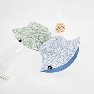 【好物推薦】獨家叢林動植物印花兩面用漁夫帽(兩色；F)