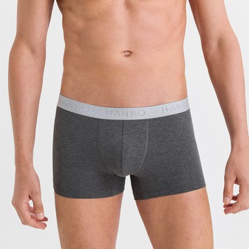 【HANRO】Cotton Essentials貼身四角男內褲S-XL(深灰)