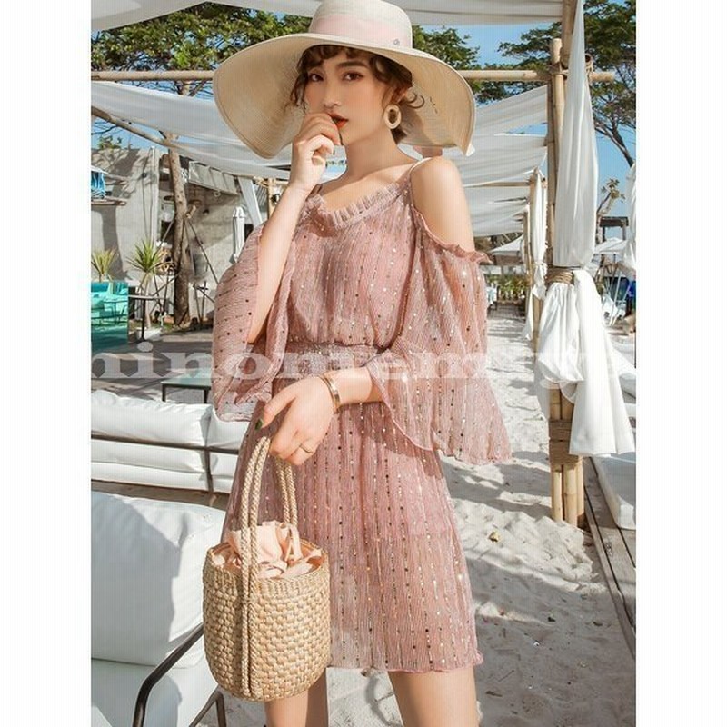 水着レディース体型カバー肩出し水着3点セットuvカットセパレートキュロット小胸バンドゥビギニ水着韓国風可愛いスイムウェア温泉水着 通販 Lineポイント最大0 5 Get Lineショッピング