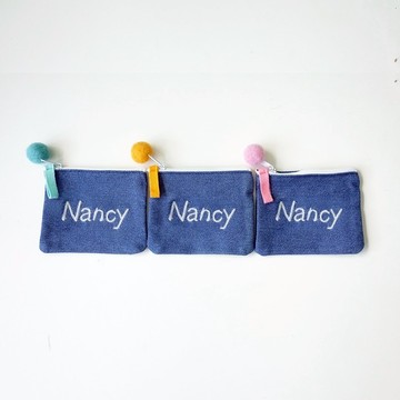 【Q-cute】拉鍊小包系列-客製英文字