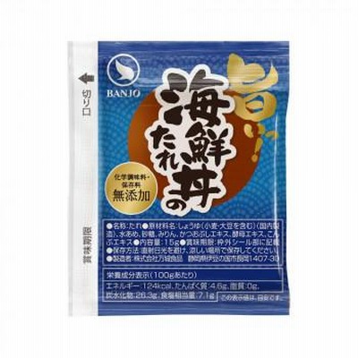 BANJO 万城食品 海鮮丼のたれ 15g×100×8個入 490569