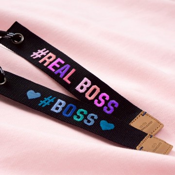 【客製化禮物】自訂英文字 - 幻彩繡花行李帶 - 2色繡字選擇 (EMA