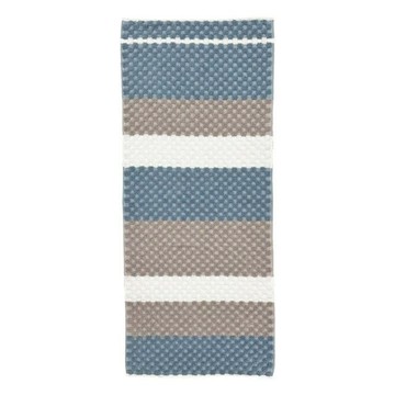 日本製 丸真 ima Linea 立體條紋吸水毛巾  藍_廠商直送