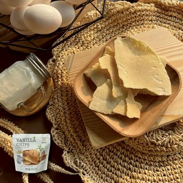 【蛋白工坊】香草奶油蛋白薄片 50g