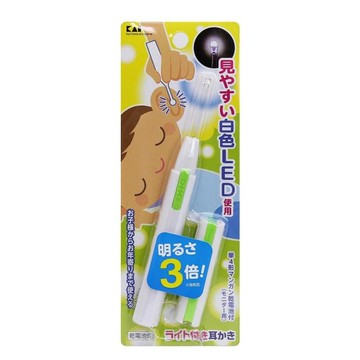 日本 KAI 貝印3倍高白光照明耳扒 挖耳神器(4901601283518) 279元