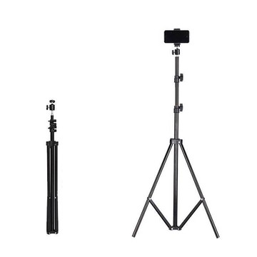 【喜挖】直播手機支架金屬戶外拍照攝影升降加長多功能三腳架
