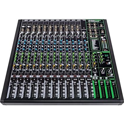 Mackie ProFX16v3 16-Channel Sound Reinforcement Mixer with Built-In FX, Gator Cases G-MIXERBAG-2118 Mixer Bag ＆ Stereo Cable 10' Bundle