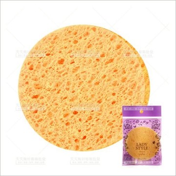 薇比乙級 圓形去角質洗臉海棉-單入(不挑色)[14402] 臉部清潔去角質