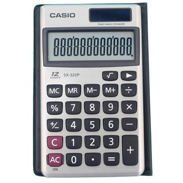 CASIO SX-320P 國家考試專用 計算機 (附皮套) (12位數)