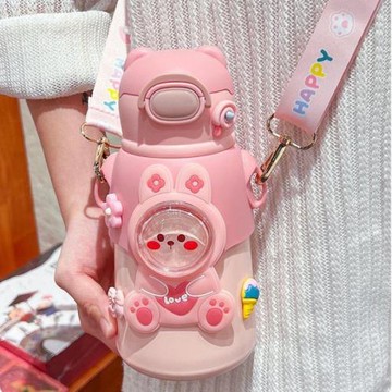 兒童保溫杯食品級316吸管杯子男孩女生高顏值上學專用小學生水杯