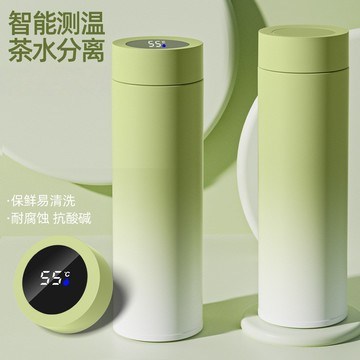 新款✨智能溫顯不銹鋼保溫杯商務直杯公司活動禮品杯印刻高顔值水杯不鏽鋼保溫大容量隨身運動水壺安全材質 Z8GY