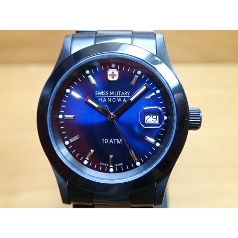 スイスミリタリー SWISS MILITARY 腕時計 BLACK エレガント・ブラック 