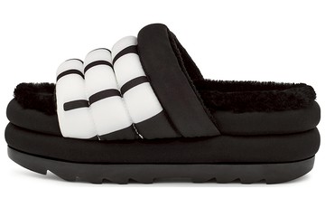 UGG MAXI SLIDE LOGO BLACK WOMEN