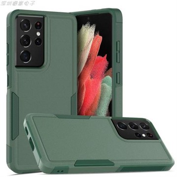 適用三星s21Plus純色磨砂手機殼s21Ultra硅膠全包防滑鎧甲保護套