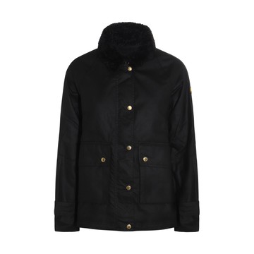 Barbour - Black Jaguar Cotton Aprila B. Intl Wax Down Jacket