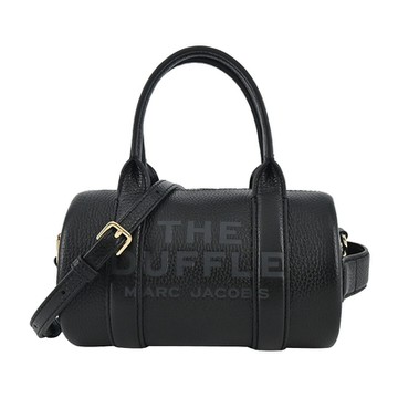 MARC JACOBS荔枝紋手提/斜背旅行包-迷你/黑