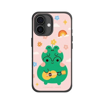 iPhone 16 SolidX 黑 - Niniwanted - Frogs Ukulele