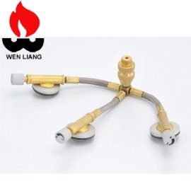 【Wen Liang 文樑 三合一瓦斯轉接器 】ST-2010/瓦斯轉接器/爐具/露營/登山