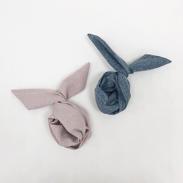 乍暖 / 粉 藍 / 軟鐵絲 鐵絲 髮帶 髮箍