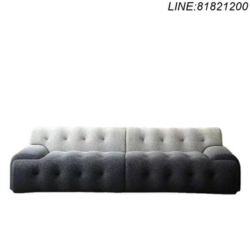 公司貨 免運速發 開發票羅奇堡漸變色星空沙發小戶型意式奶油設計感拉扣直排ins方塊沙發 支持尺寸訂製 支持選顏色 免運到府