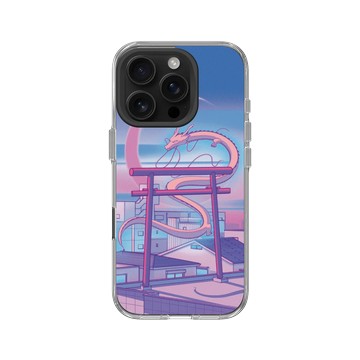 iPhone 16 Pro Clear Case（相機按鈕） 透明 - Denise Rashidi (Surudenise) - Pastel Dragon 粉彩世界の龍
