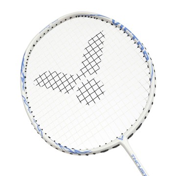 victor 突擊穿線拍-羽毛球 球拍 訓練 勝利 白靛藍