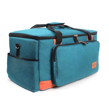 BUCK 703 優質露營包 130L  1層  1個  藍色 + 橘色